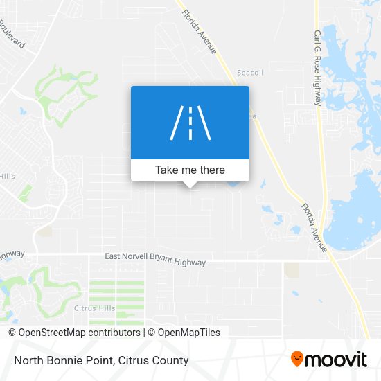 North Bonnie Point map