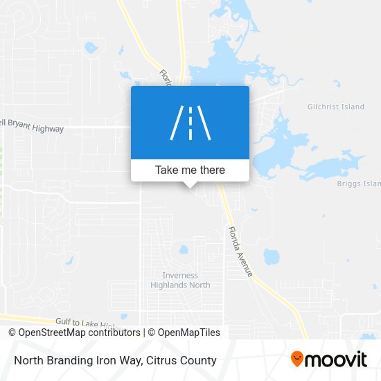 Mapa de North Branding Iron Way