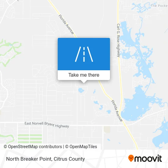 North Breaker Point map