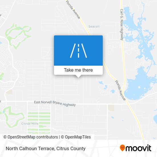 North Calhoun Terrace map
