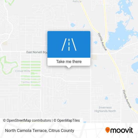 North Camola Terrace map