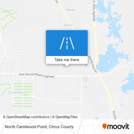 North Carolwood Point map
