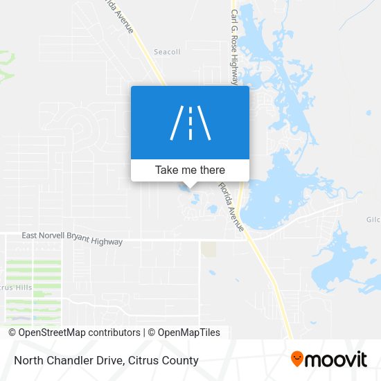 Mapa de North Chandler Drive