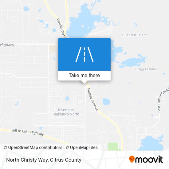 North Christy Way map