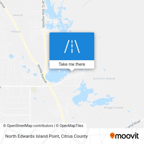 Mapa de North Edwards Island Point