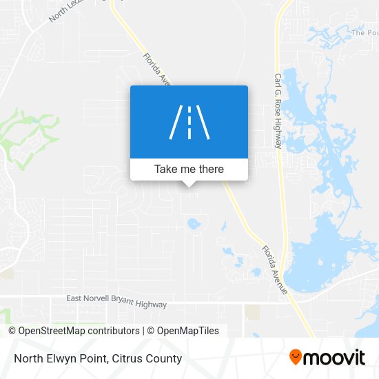 North Elwyn Point map