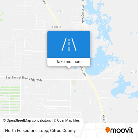 North Folkestone Loop map