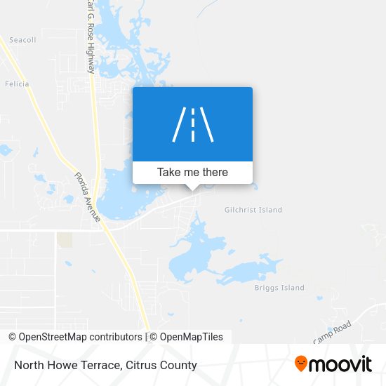 North Howe Terrace map