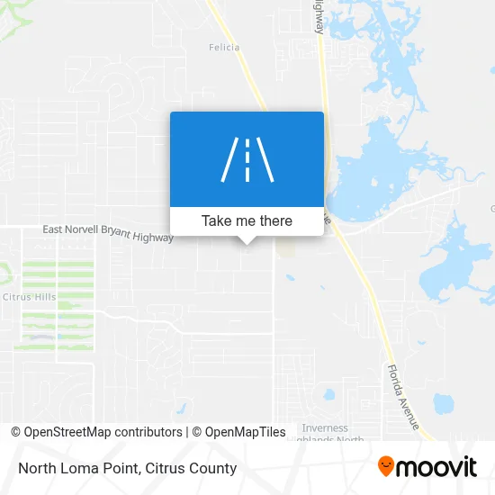 North Loma Point map