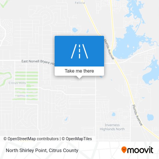 North Shirley Point map