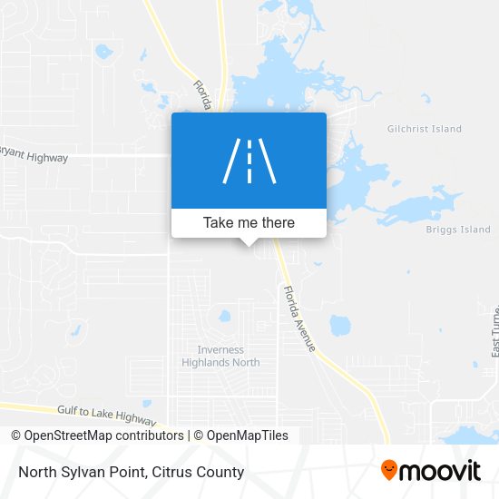 North Sylvan Point map