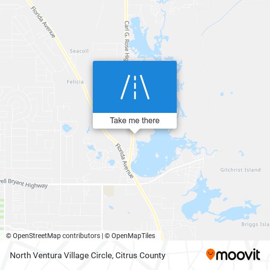 North Ventura Village Circle map