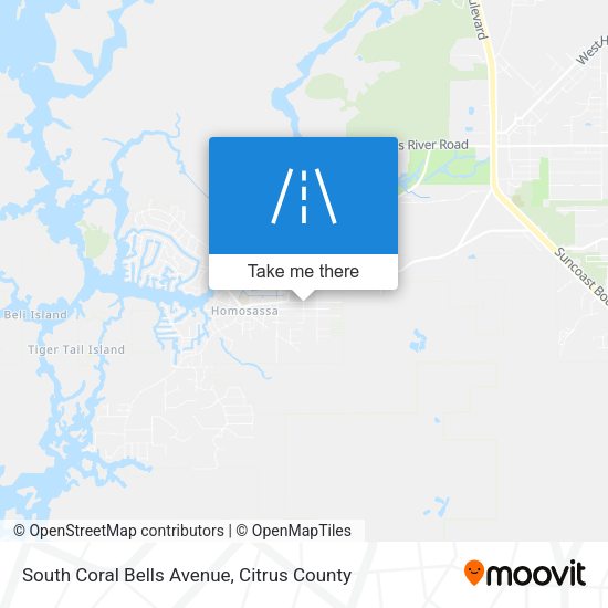 Mapa de South Coral Bells Avenue