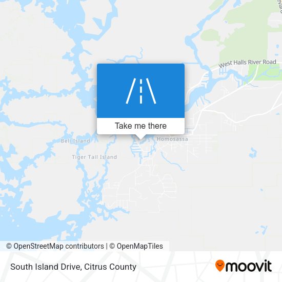 South Island Drive map