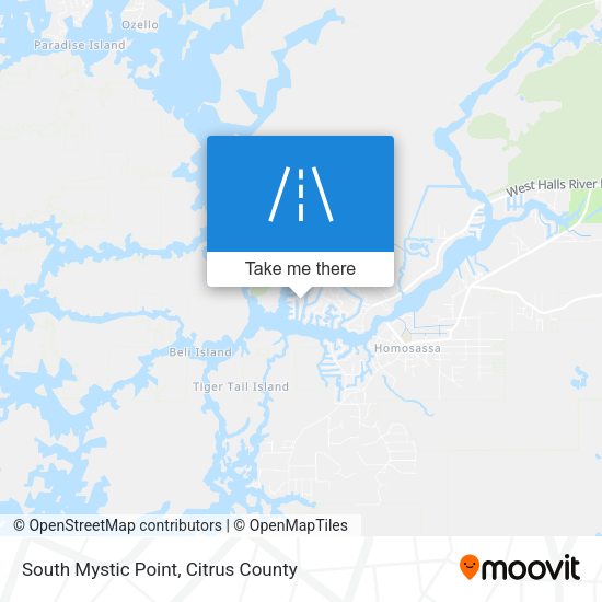 South Mystic Point map