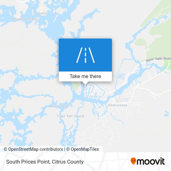 South Prices Point map