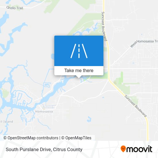 Mapa de South Purslane Drive