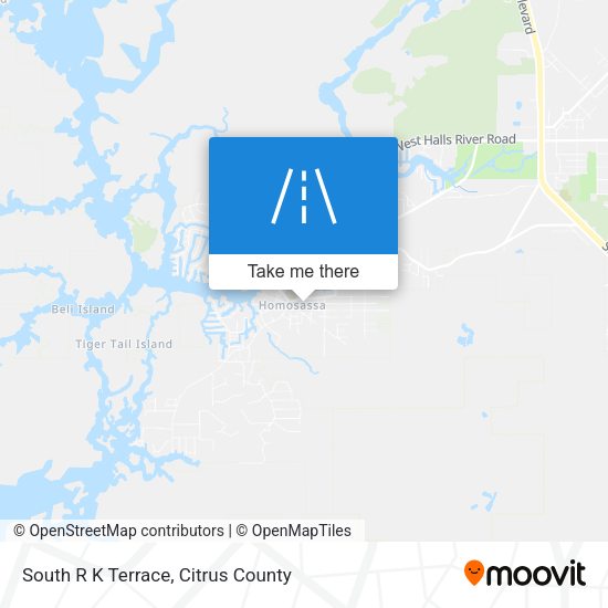 South R K Terrace map