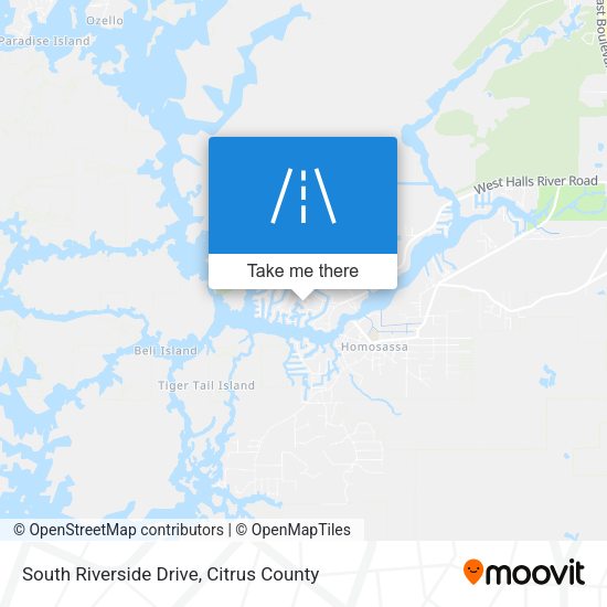 South Riverside Drive map