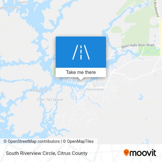 Mapa de South Riverview Circle