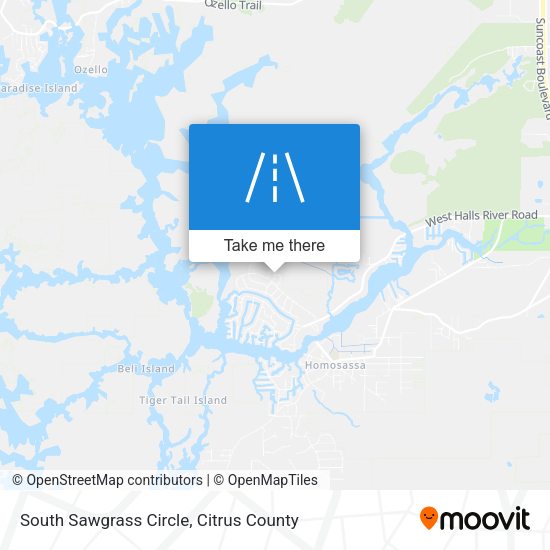South Sawgrass Circle map