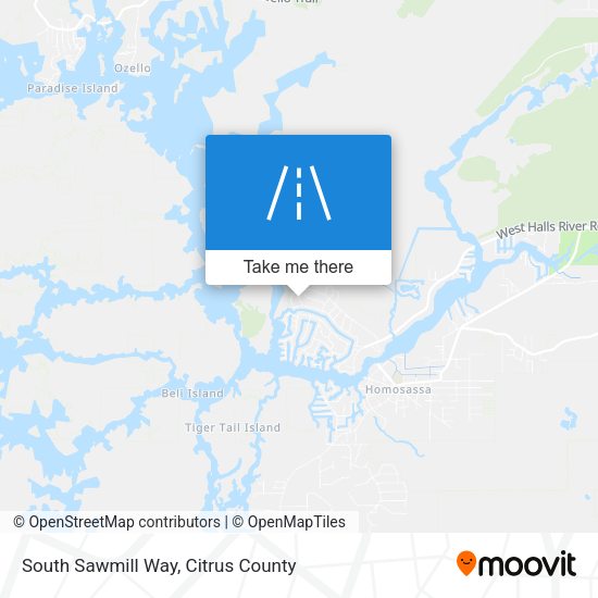 South Sawmill Way map