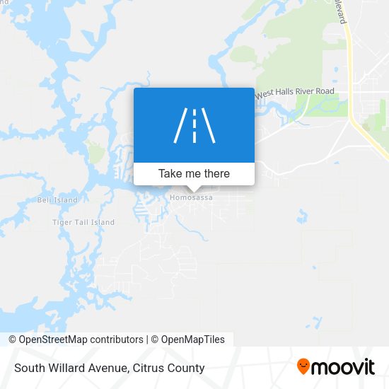 Mapa de South Willard Avenue
