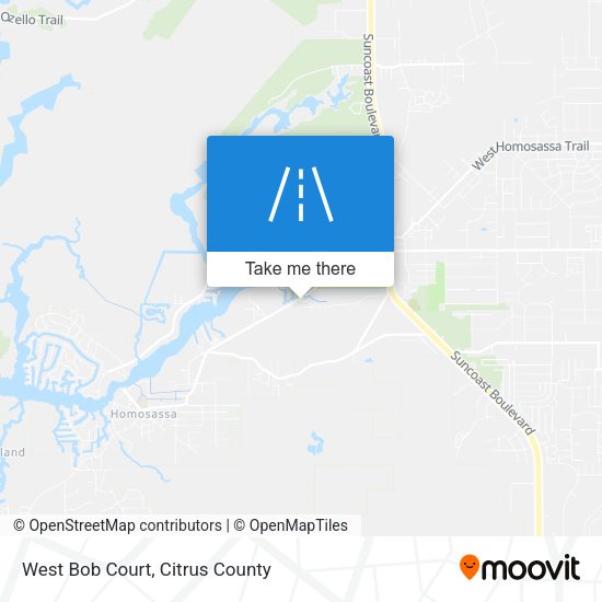 Mapa de West Bob Court