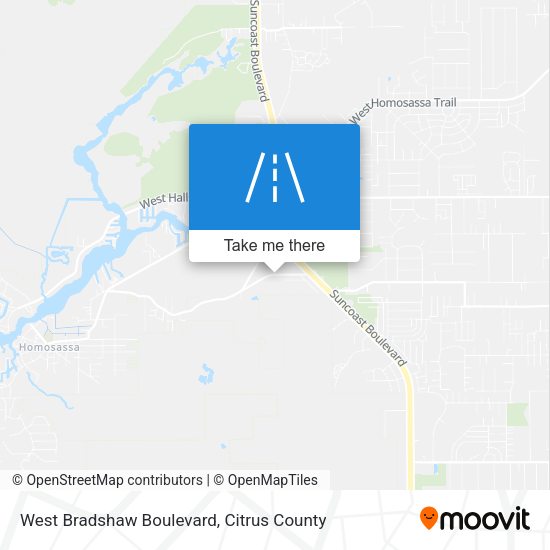 Mapa de West Bradshaw Boulevard