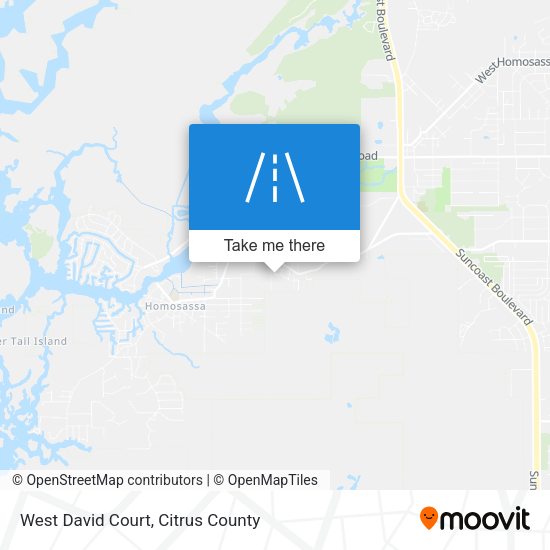 West David Court map