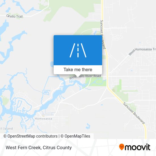 West Fern Creek map