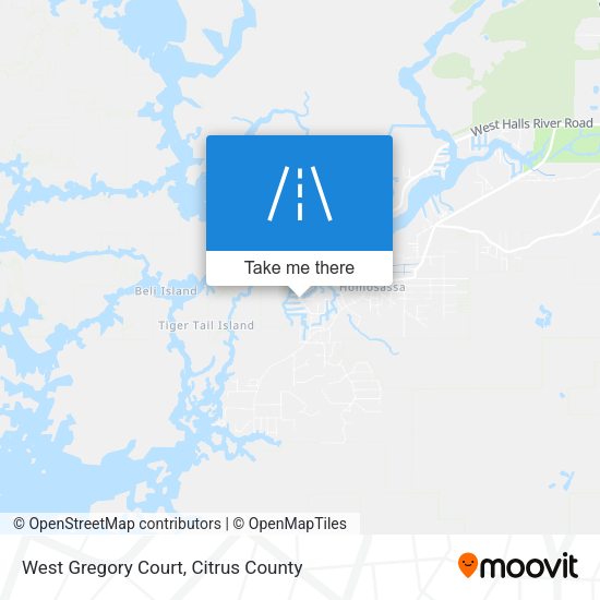 West Gregory Court map