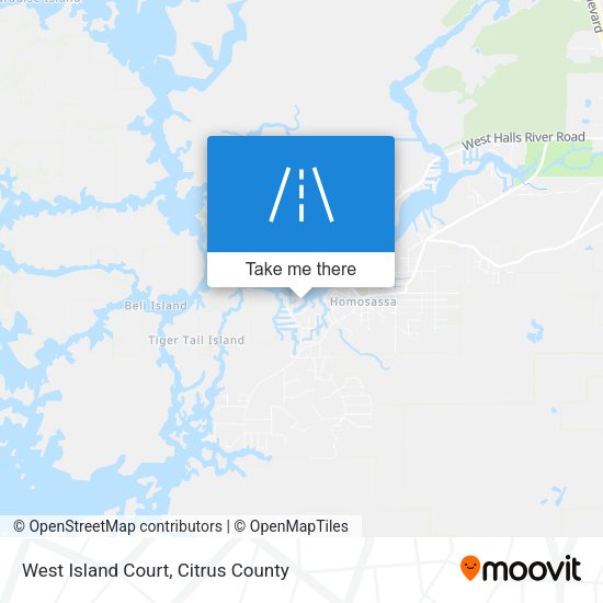 Mapa de West Island Court