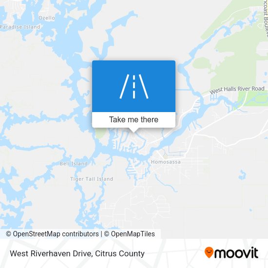 West Riverhaven Drive map
