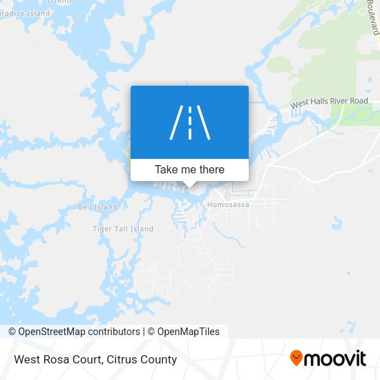 West Rosa Court map
