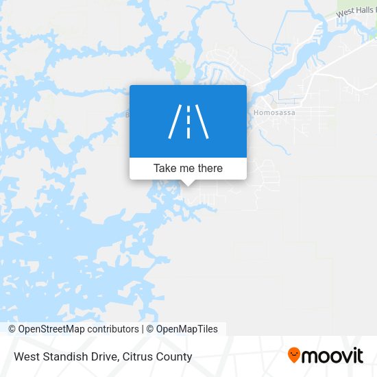 West Standish Drive map