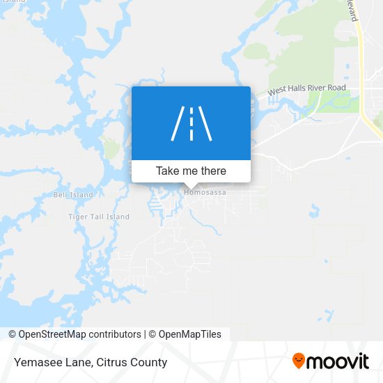 Mapa de Yemasee Lane