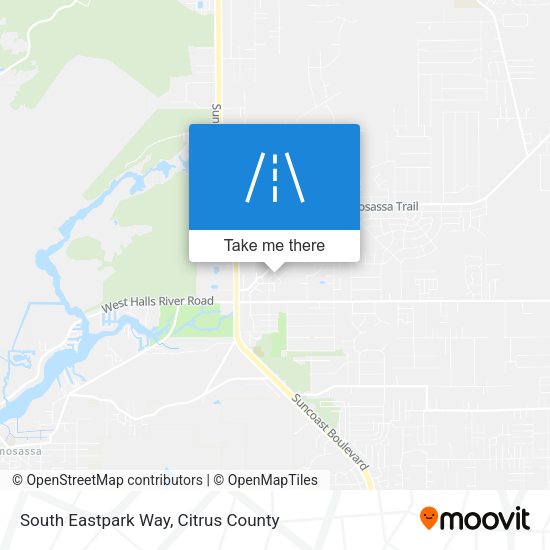 Mapa de South Eastpark Way