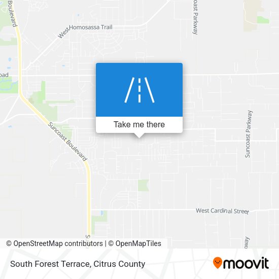 Mapa de South Forest Terrace
