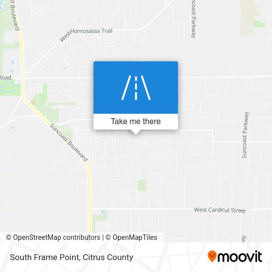 South Frame Point map