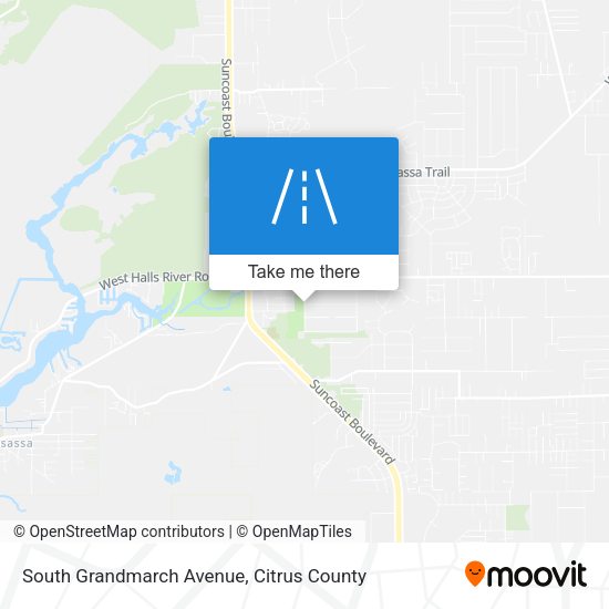 Mapa de South Grandmarch Avenue