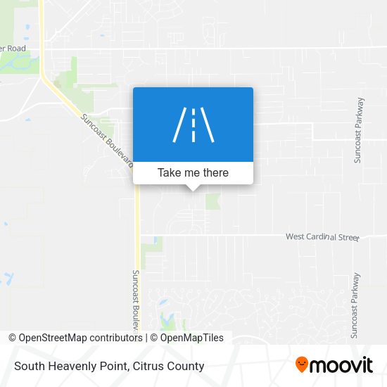 Mapa de South Heavenly Point
