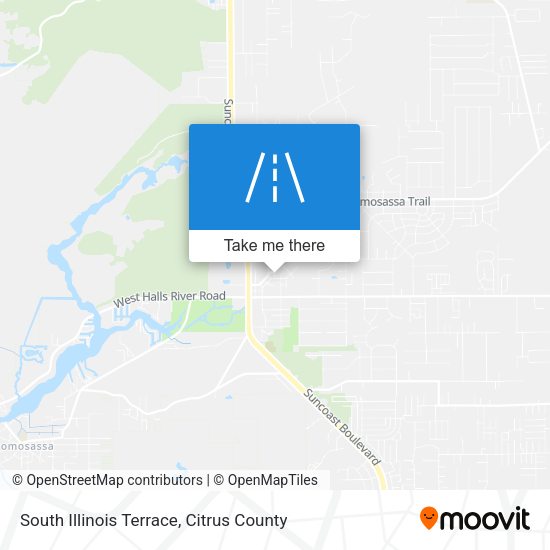 South Illinois Terrace map