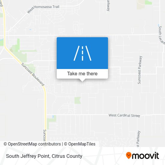 South Jeffrey Point map