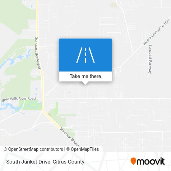 South Junket Drive map