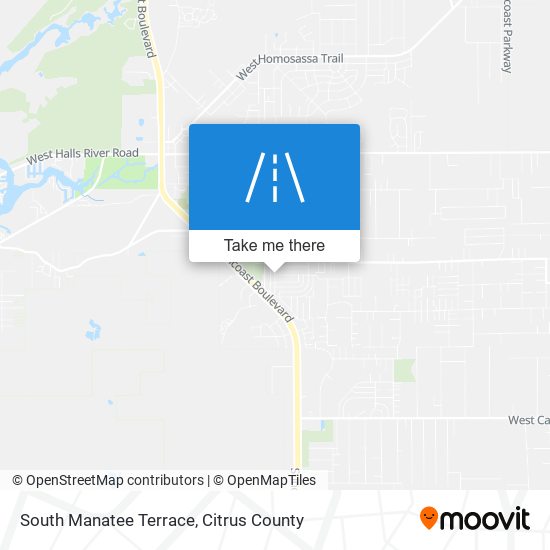 South Manatee Terrace map