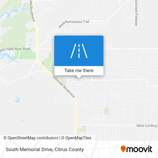 Mapa de South Memorial Drive