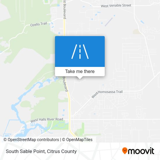 South Sable Point map