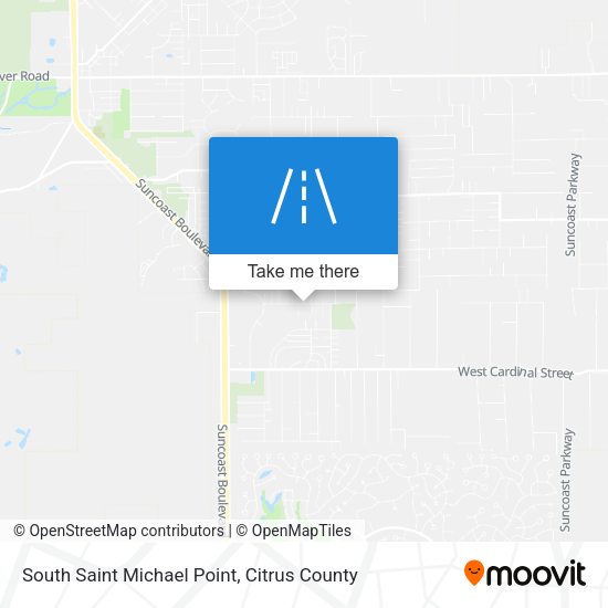 South Saint Michael Point map