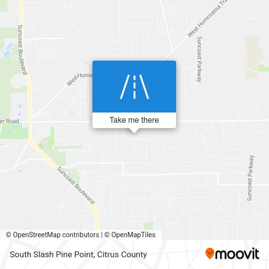 South Slash Pine Point map